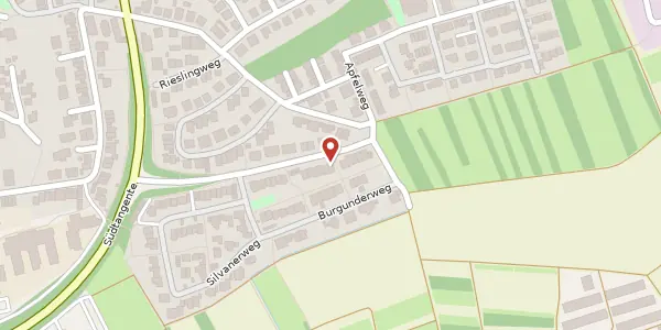 Karte der Umgebung von Rebenweg 24, 69168 Wiesloch