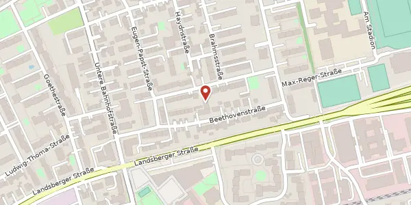 Karte der Umgebung von Mozartstr. 14a, 82110 Germering