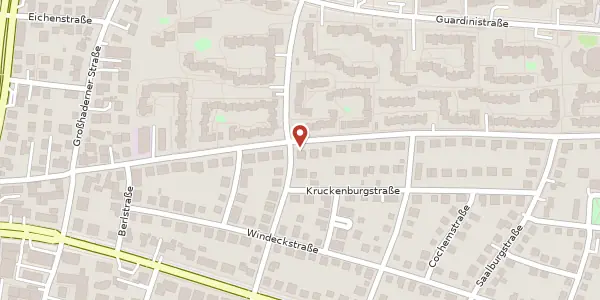 Karte der Umgebung von Gräfelfinger Str. 97 a, 81375 München