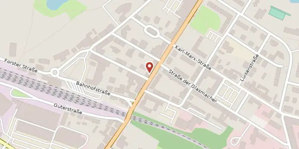 Karte der Umgebung von Muskauer Straße 75, 02943 Weißwasser
