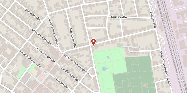 Karte der Umgebung von Ernst-Ludwig-Str. 13, 68623 Lampertheim