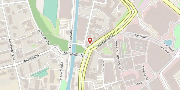 Karte der Umgebung von Theaterstraße 58, 09111 Chemnitz