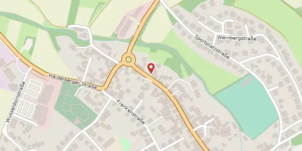 Karte der Umgebung von Hauptstraße 44, 74918 Angelbachtal