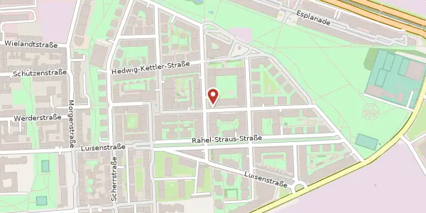 Karte der Umgebung von Luise-Riegger-Straße 23, 76137 Karlsruhe