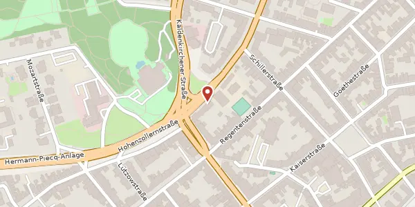 Karte der Umgebung von Hohenzollernstr. 110, 41061 Mönchengladbach