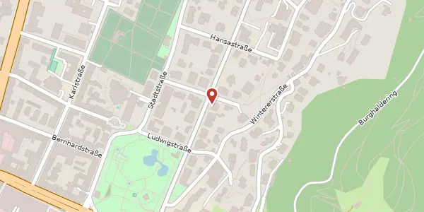 Karte der Umgebung von Mozartstraße 28, 79104 Freiburg im Breisgau