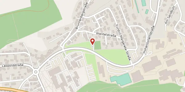 Karte der Umgebung von Hohenzollernstraße 15, 72488 Sigmaringen