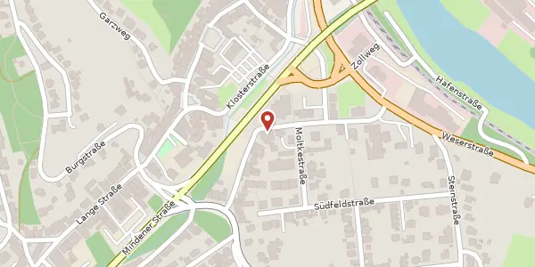 Karte der Umgebung von Poststr. 12, 32602 Vlotho