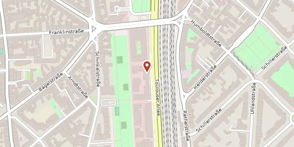 Karte der Umgebung von Toulouser Allee 23a, 40211 Düsseldorf