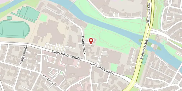 Karte der Umgebung von Praterstraße 9b, 90429 Nürnberg