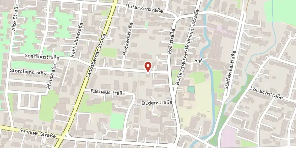 Karte der Umgebung von Hofgartenstr. 4, 86179 Augsburg