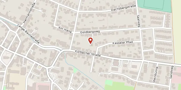 Karte der Umgebung von Goldbergweg 27 B, 34270 Schauenburg