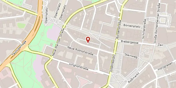 Karte der Umgebung von Goethestr. 20, 60313 Frankfurt