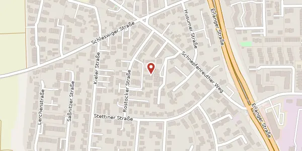 Karte der Umgebung von Rostocker Straße 18b, 90425 Nürnberg