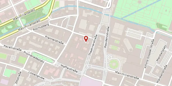 Karte der Umgebung von Theatinerstr. 14, 80333 München