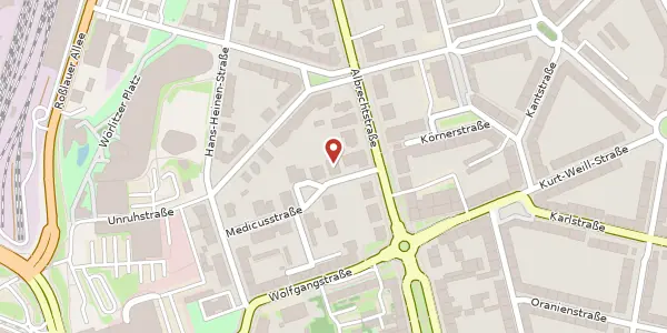 Karte der Umgebung von Medicusstr. 1, 06844 Dessau-Roßlau