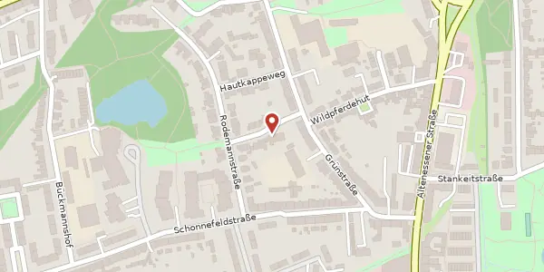Karte der Umgebung von Rodemannskamp 7, 45326 Essen