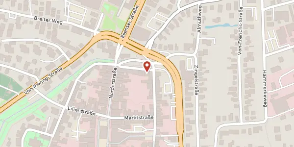 Karte der Umgebung von Kleine Mühlenwallstr. 6, 26603 Aurich