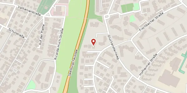 Karte der Umgebung von Anspacher Str. 76, 61350 Bad Homburg