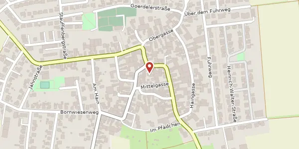 Karte der Umgebung von Dorfelder Str. 7A, 61184 Karben