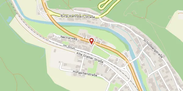 Karte der Umgebung von Neckartalstraße 31, 72172 Sulz am Neckar