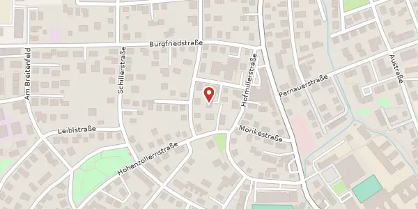 Karte der Umgebung von Droste-Hülshoff-Str. 5, 83024 Rosenheim