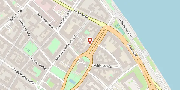 Karte der Umgebung von Kaiserstraße 59-61, 55116 Mainz