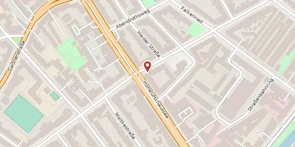 Karte der Umgebung von Eppendorfer Weg 204, 20251 Hamburg