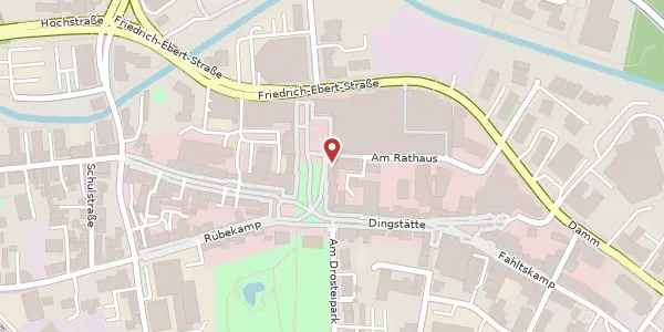 Karte der Umgebung von Bismarckstraße 6, 25421 Pinneberg