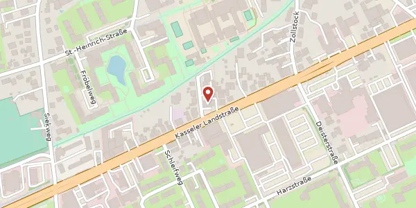 Karte der Umgebung von Kasseler Landstraße 90, 37081 Göttingen