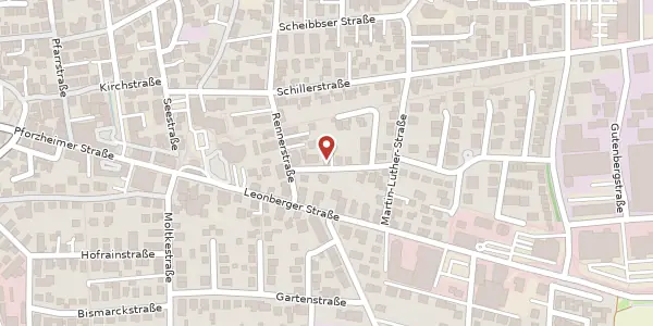 Karte der Umgebung von Uhlandstraße 5, 71277 Rutesheim