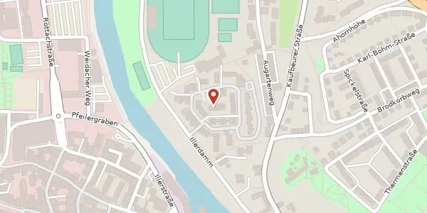 Karte der Umgebung von Karl-Diem-Weg 16, 87437 Kempten