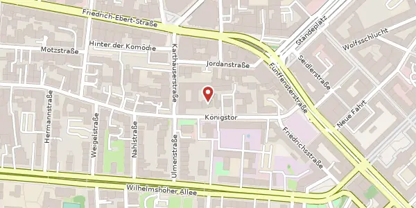 Karte der Umgebung von Königstor 18, 34117 Kassel