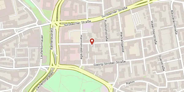 Karte der Umgebung von Nunnenbeckstr. 20, 90489 Nürnberg