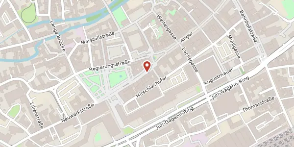 Karte der Umgebung von Neuwerkstraße 3, 99084 Erfurt