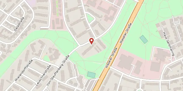 Karte der Umgebung von Von-Stauffenberg-Str. 43, 48151 Münster