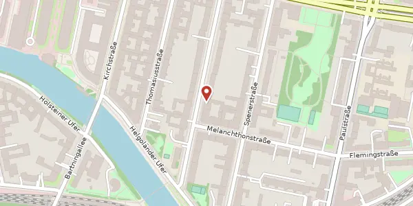 Karte der Umgebung von Calvinstraße 23, 10557 Berlin