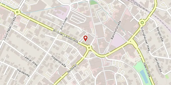 Karte der Umgebung von Briloner Landstraße 4 - 6, 34497 Korbach
