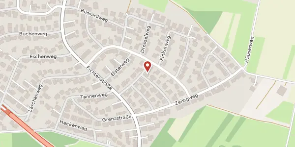 Karte der Umgebung von Falkenweg 10, 61440 Oberursel
