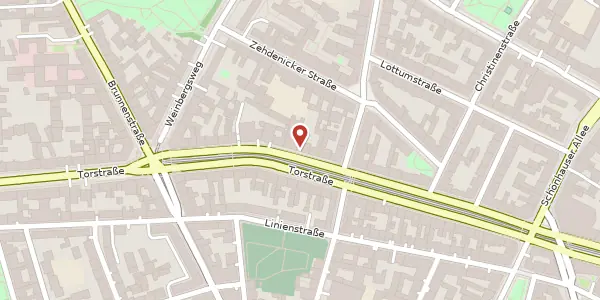 Karte der Umgebung von Torstraße 97, 10119 Berlin