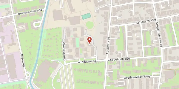 Karte der Umgebung von Windausweg 4, 37073 Göttingen