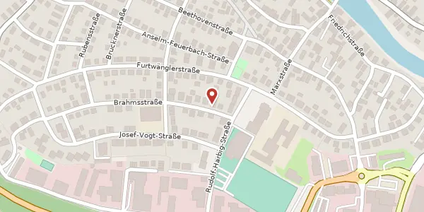 Karte der Umgebung von Brahmsstraße 10, 76571 Gaggenau
