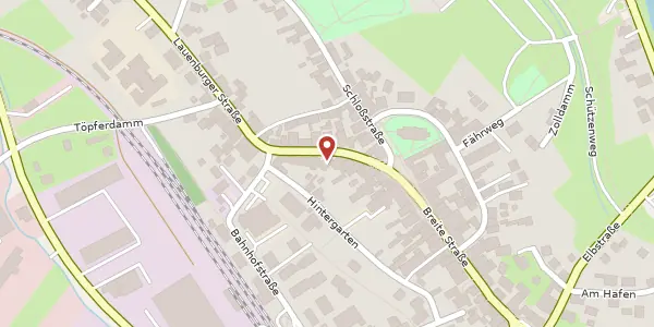Karte der Umgebung von Friedrich-Kücken-Straße 9, 21354 Bleckede
