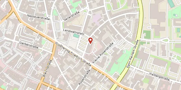 Karte der Umgebung von Landwehrplatz 6-7, 66111 Saarbrücken