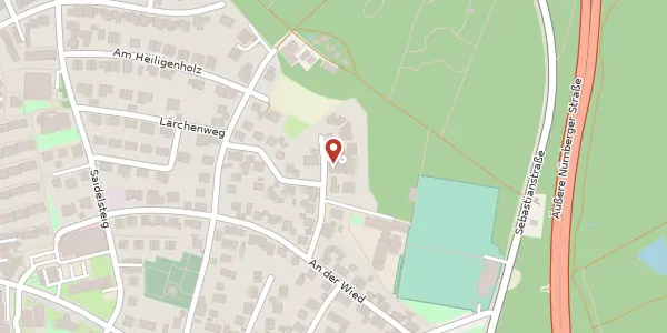 Karte der Umgebung von Enggleis 10, 91058 Erlangen-Tennenlohe