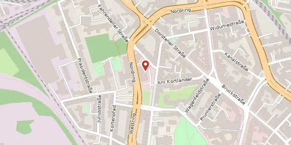 Karte der Umgebung von Stühmeyerstr. 16, 44787 Bochum