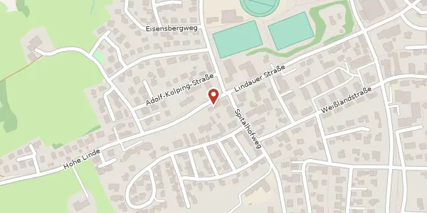 Karte der Umgebung von Lindauer Straße 57, 88316 Isny im Allgäu