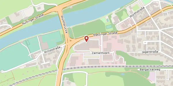 Karte der Umgebung von Metzinger Straße 47, 72622 Nürtingen