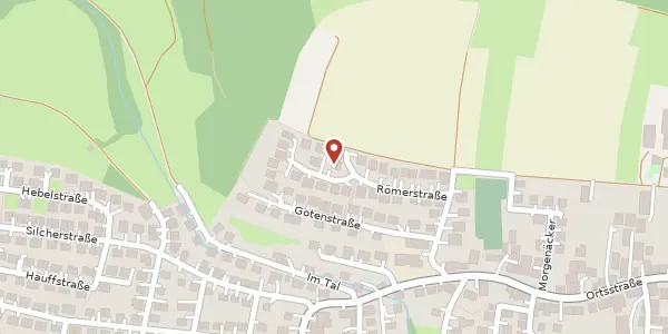 Karte der Umgebung von Römerstraße 39, 73061 Ebersbach/Fils