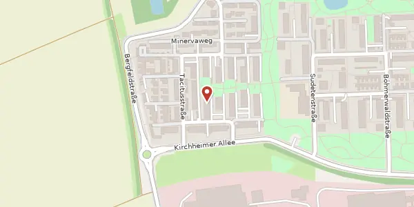 Karte der Umgebung von Palisadenweg 13, 85586 Poing